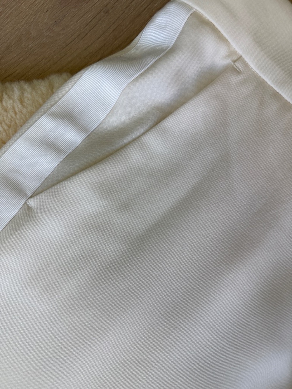 Stella McCartney cream wool silk lined trousers - Picture 4 of 6